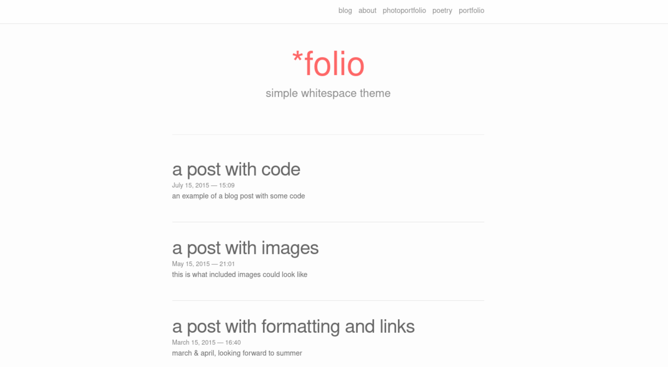 Screenshot *folio