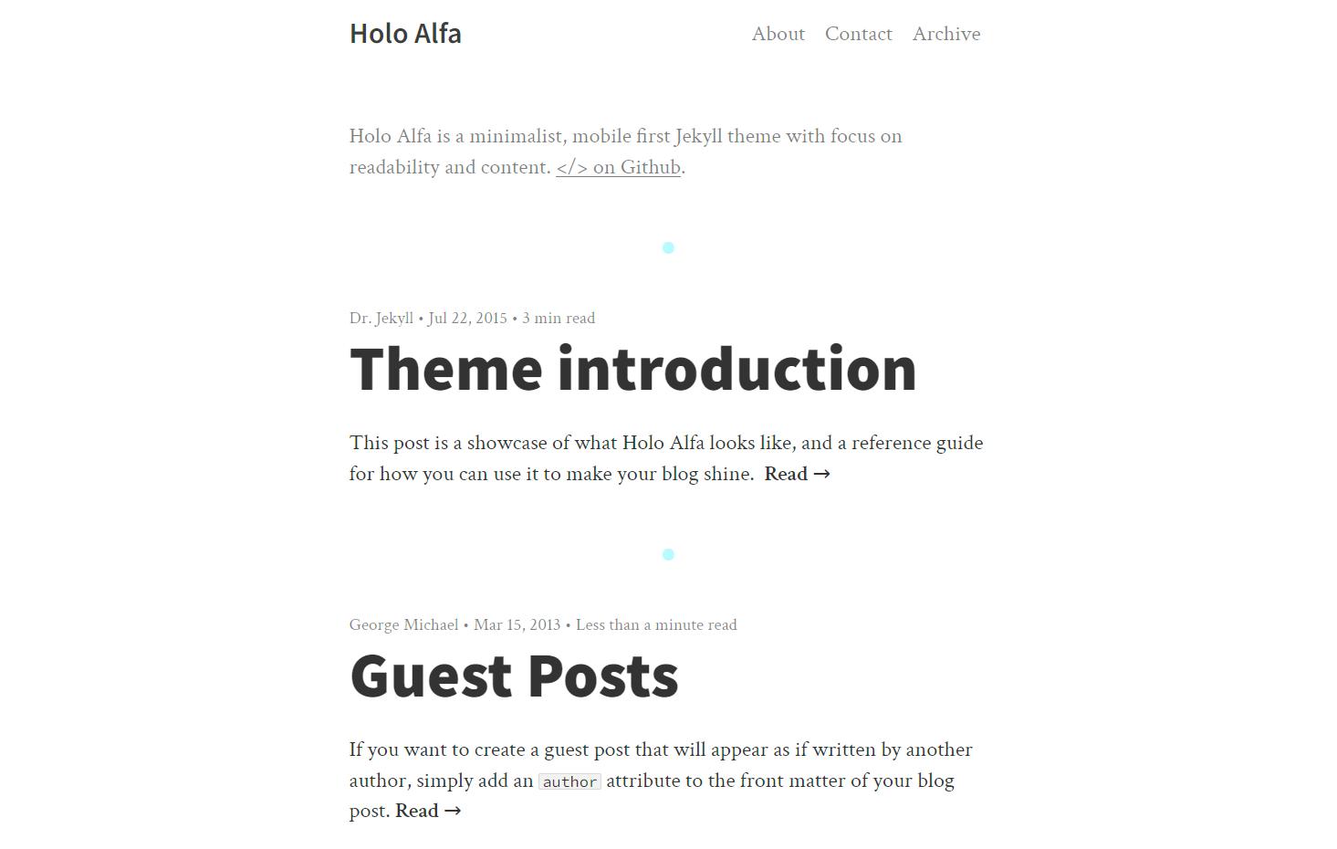 Screenshot Holo Alfa