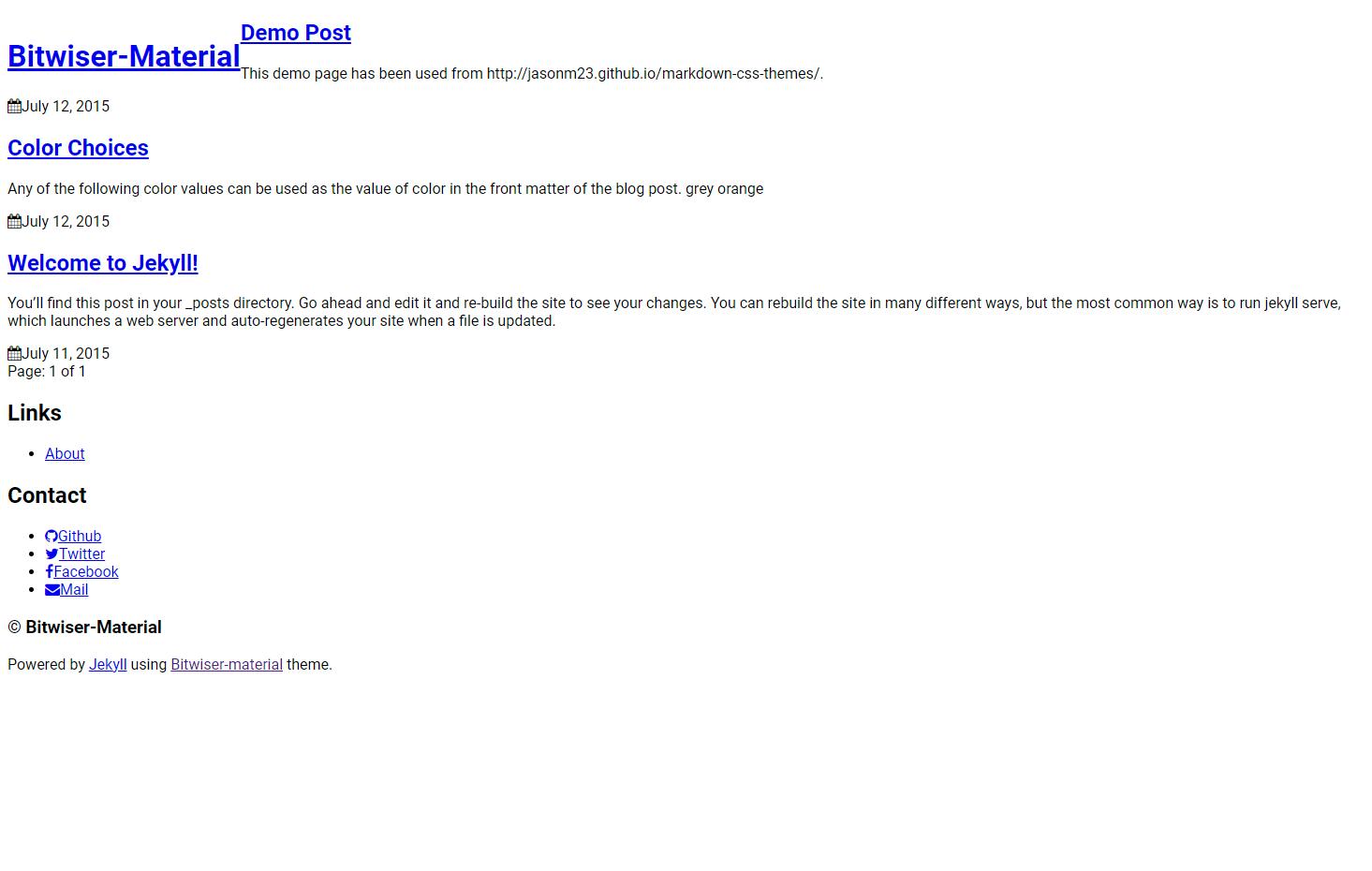 Screenshot Bitwiser Material
