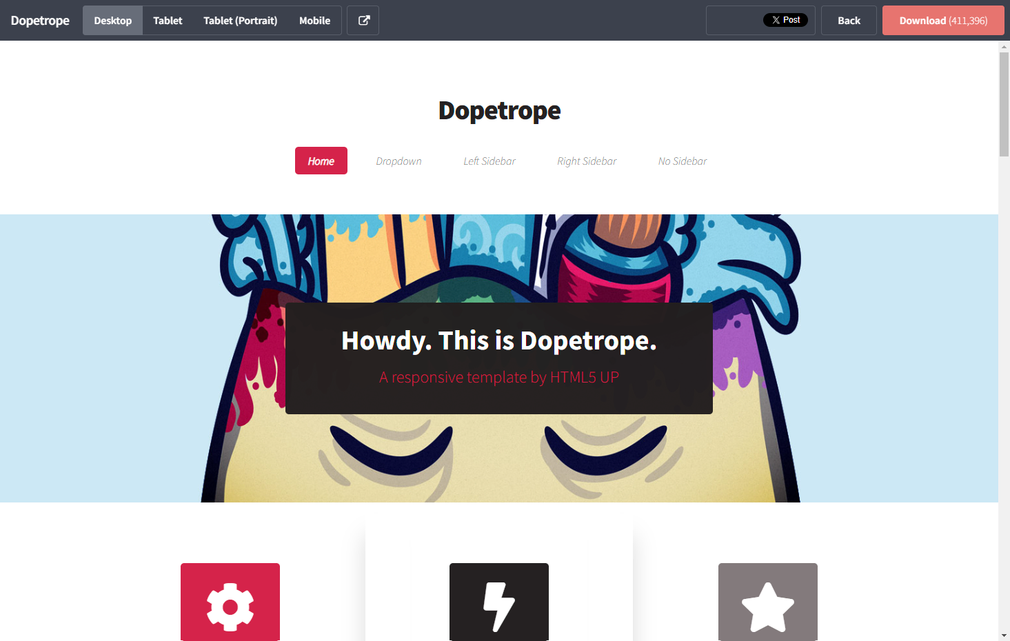 Dopetrope Screenshot