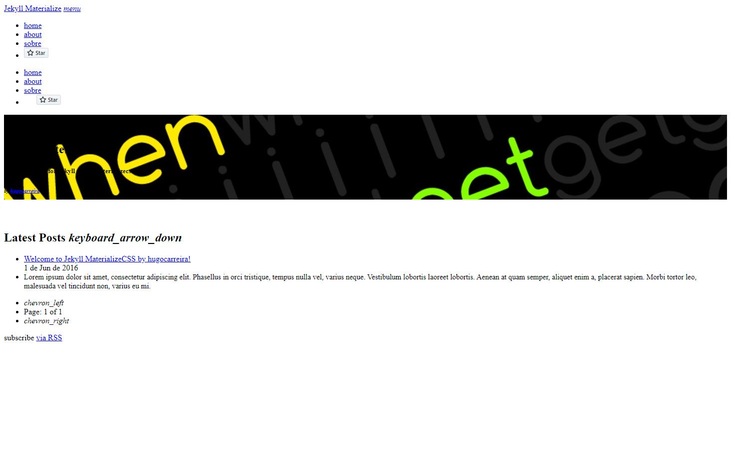 Screenshot MaterializeHG