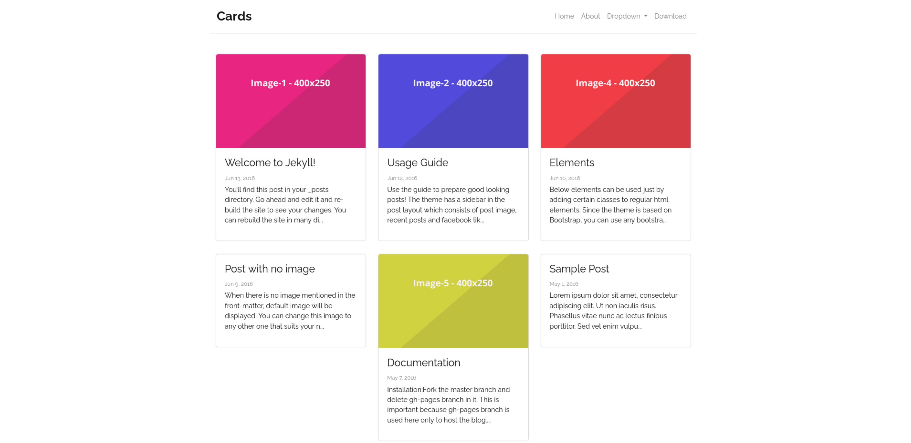 Screenshot Webjeda Cards