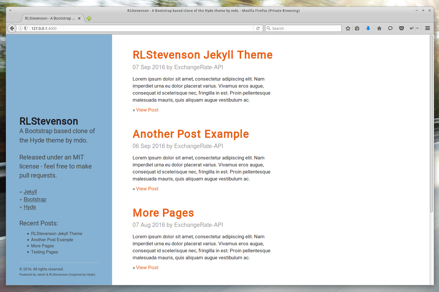 Screenshot RLStevenson