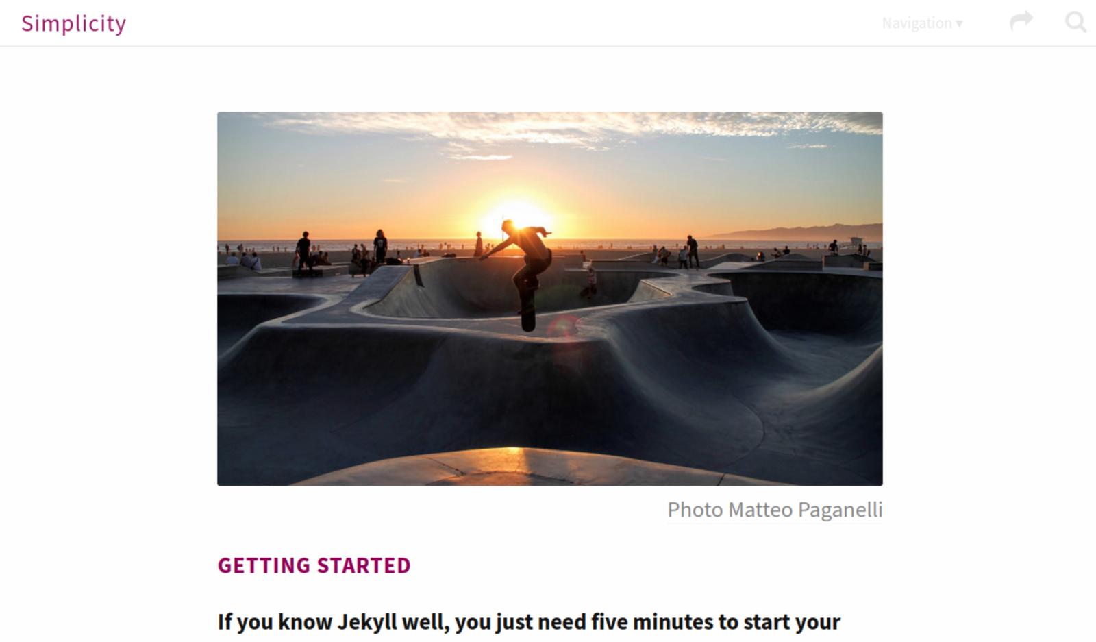 Simplicity Screenshot