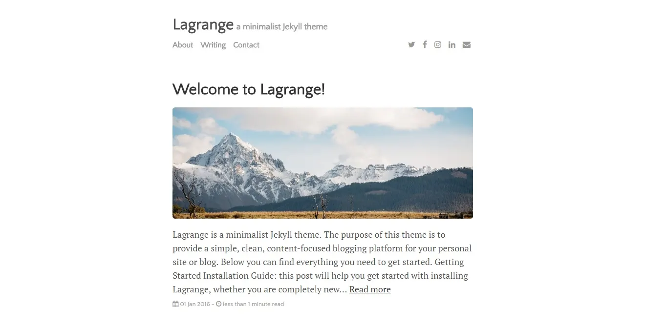Lagrange Screenshot