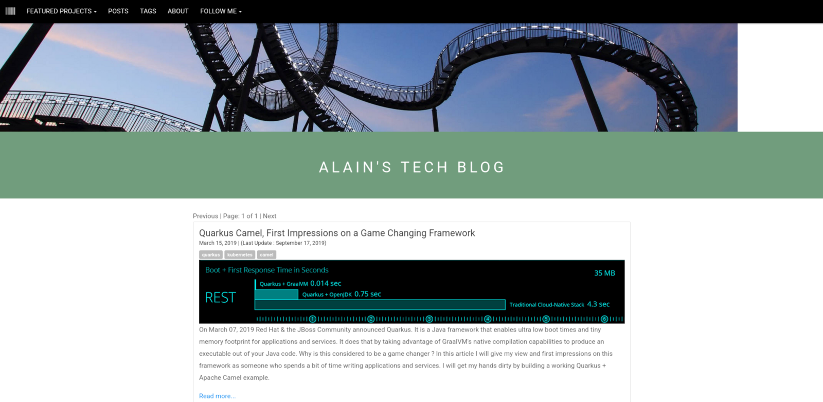 Screenshot Simple Green Techblog