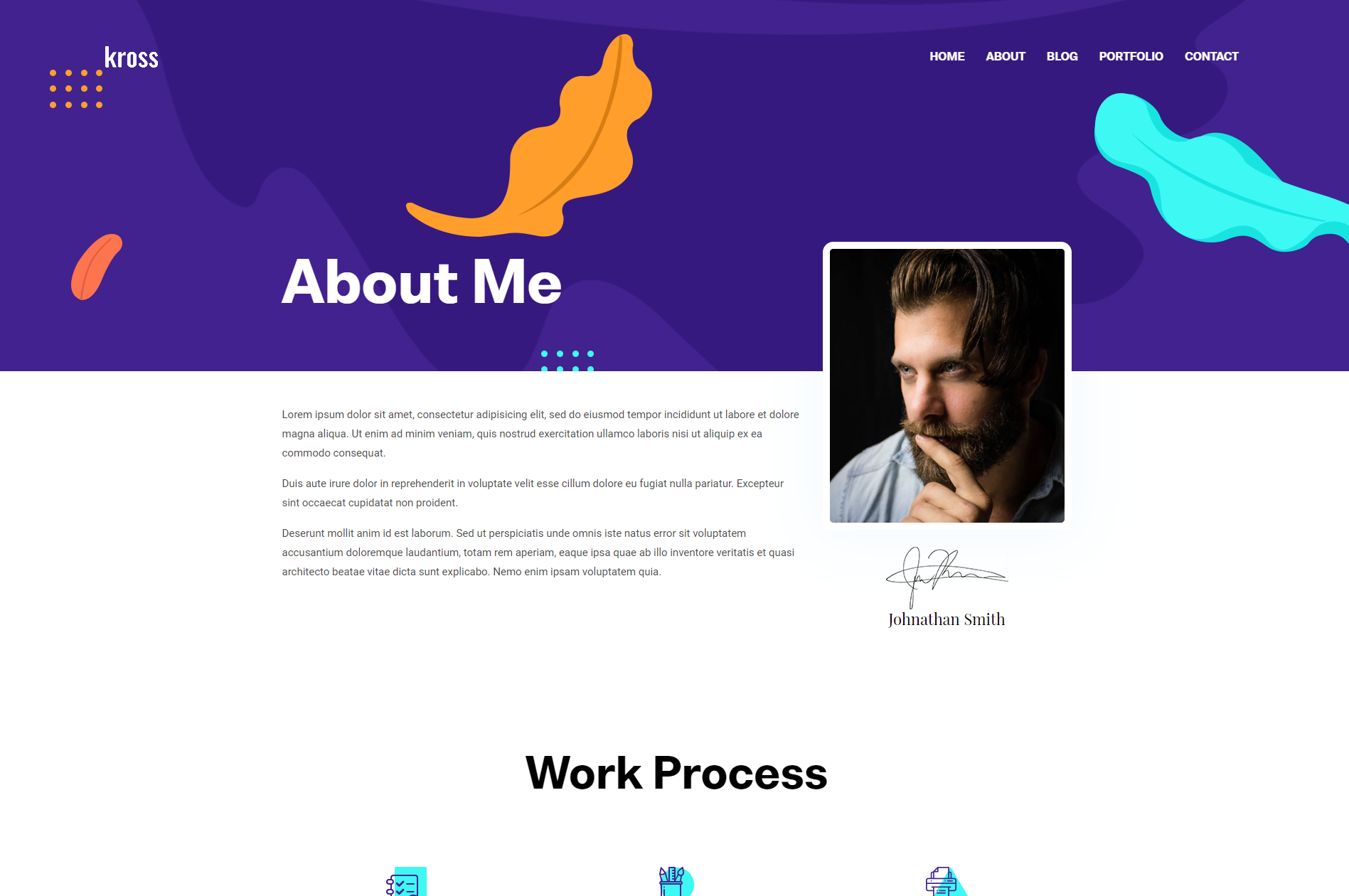 Screenshot Kross Portfolio