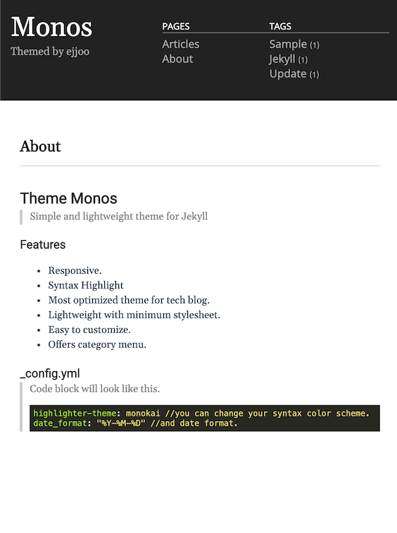 Screenshot Monos