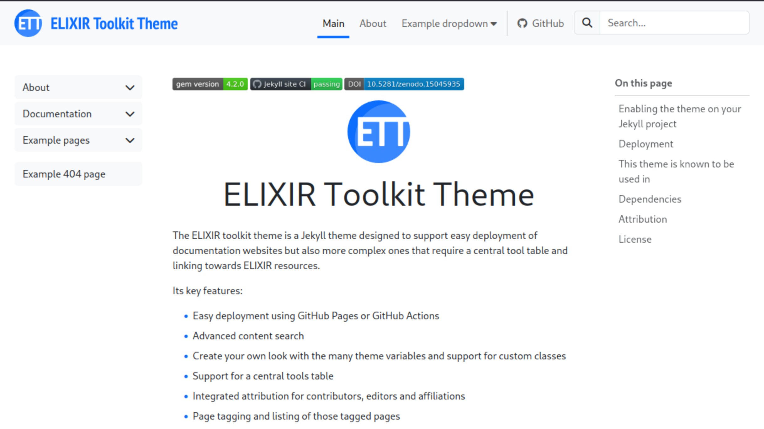 Screenshot Elixir Toolkit