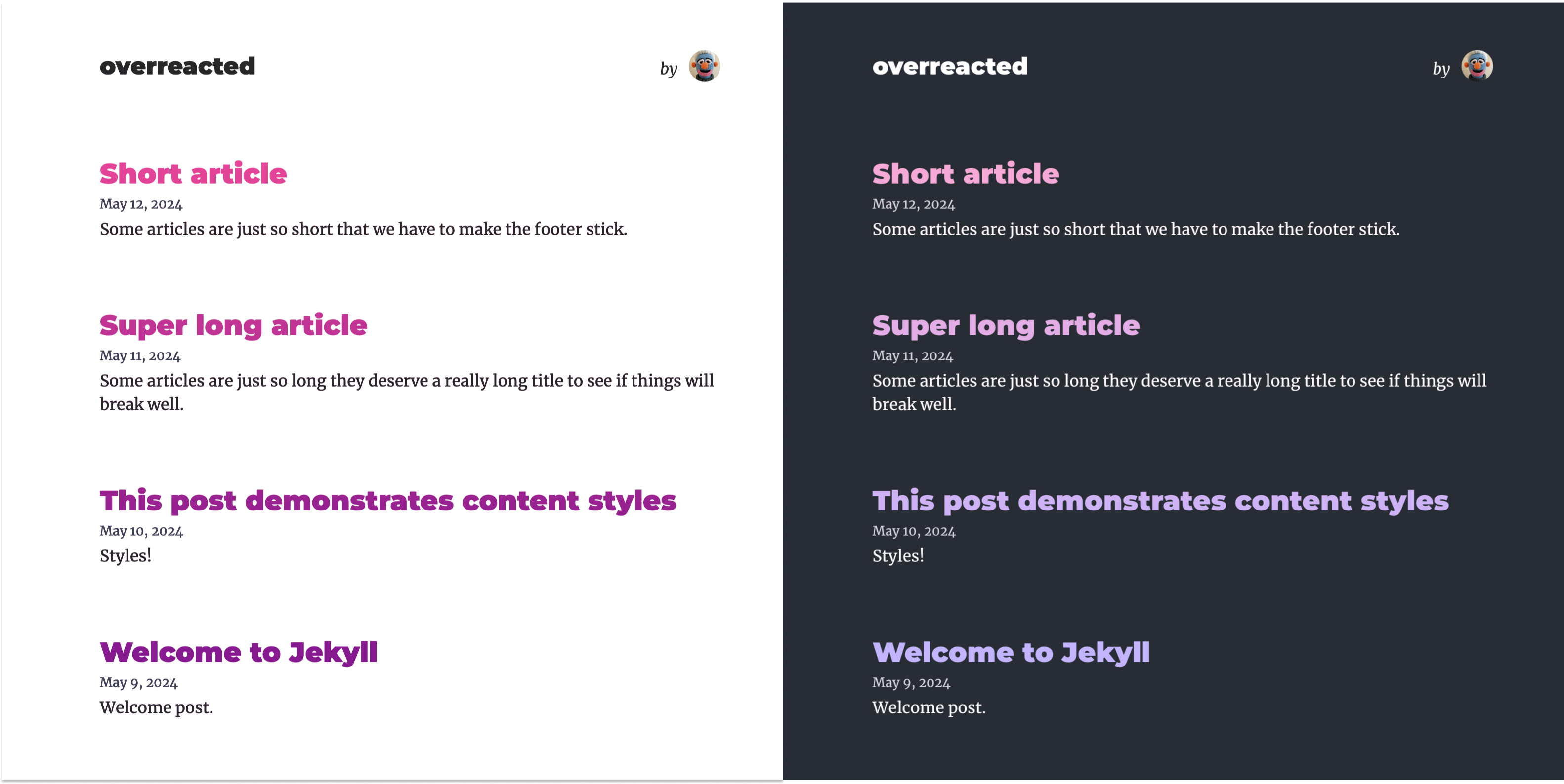 Screenshot Overreacted