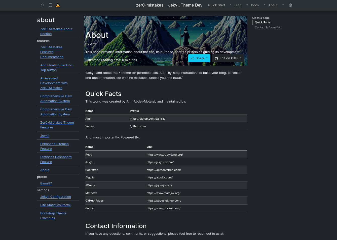 Screenshot Zer0 Mistakes