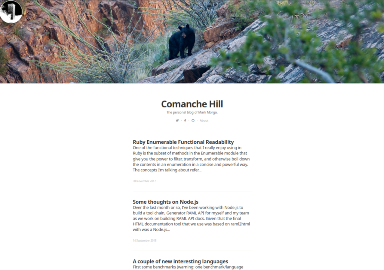 Screenshot Comanche Hill