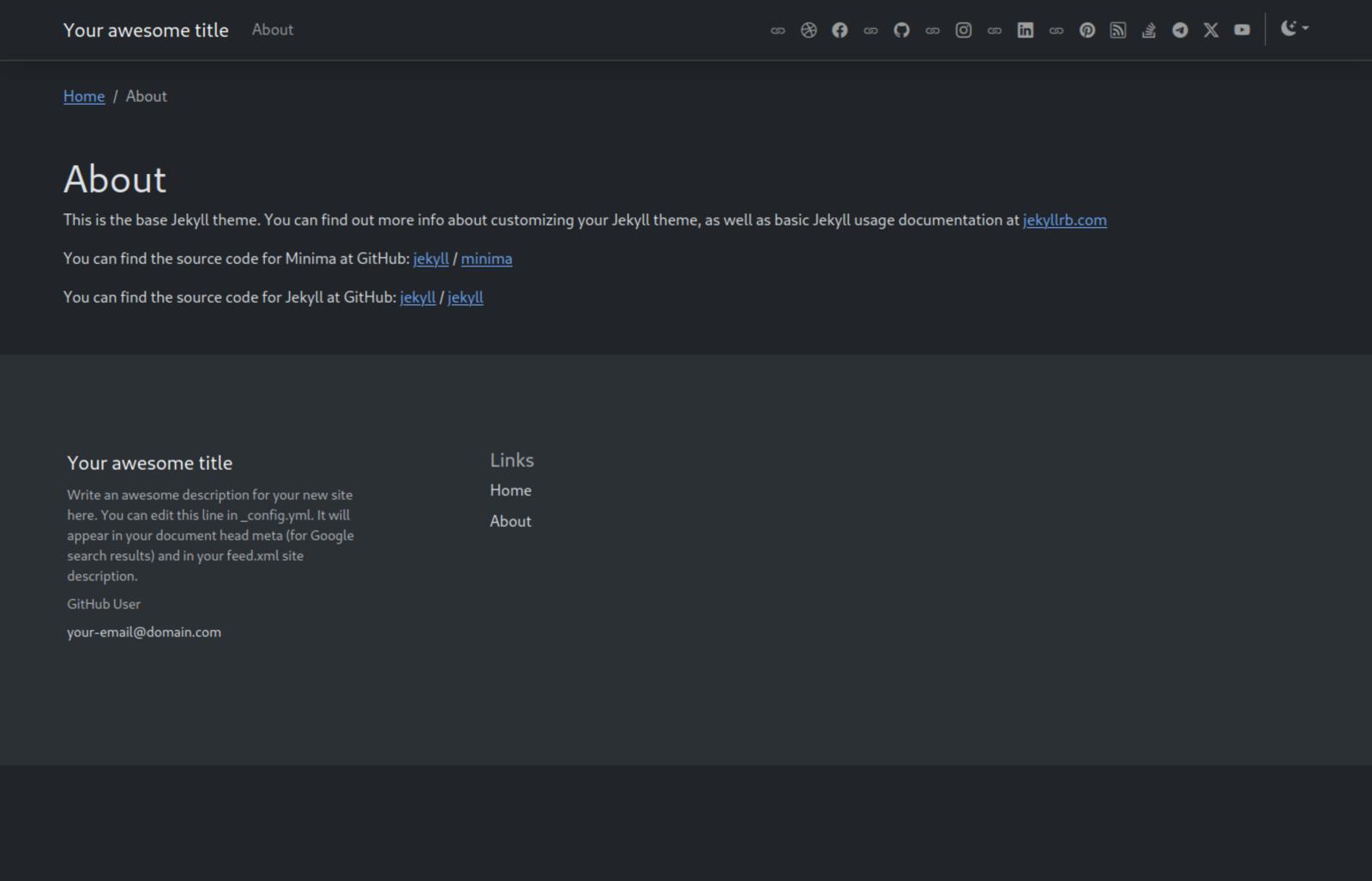 Screenshot Bootstrap
