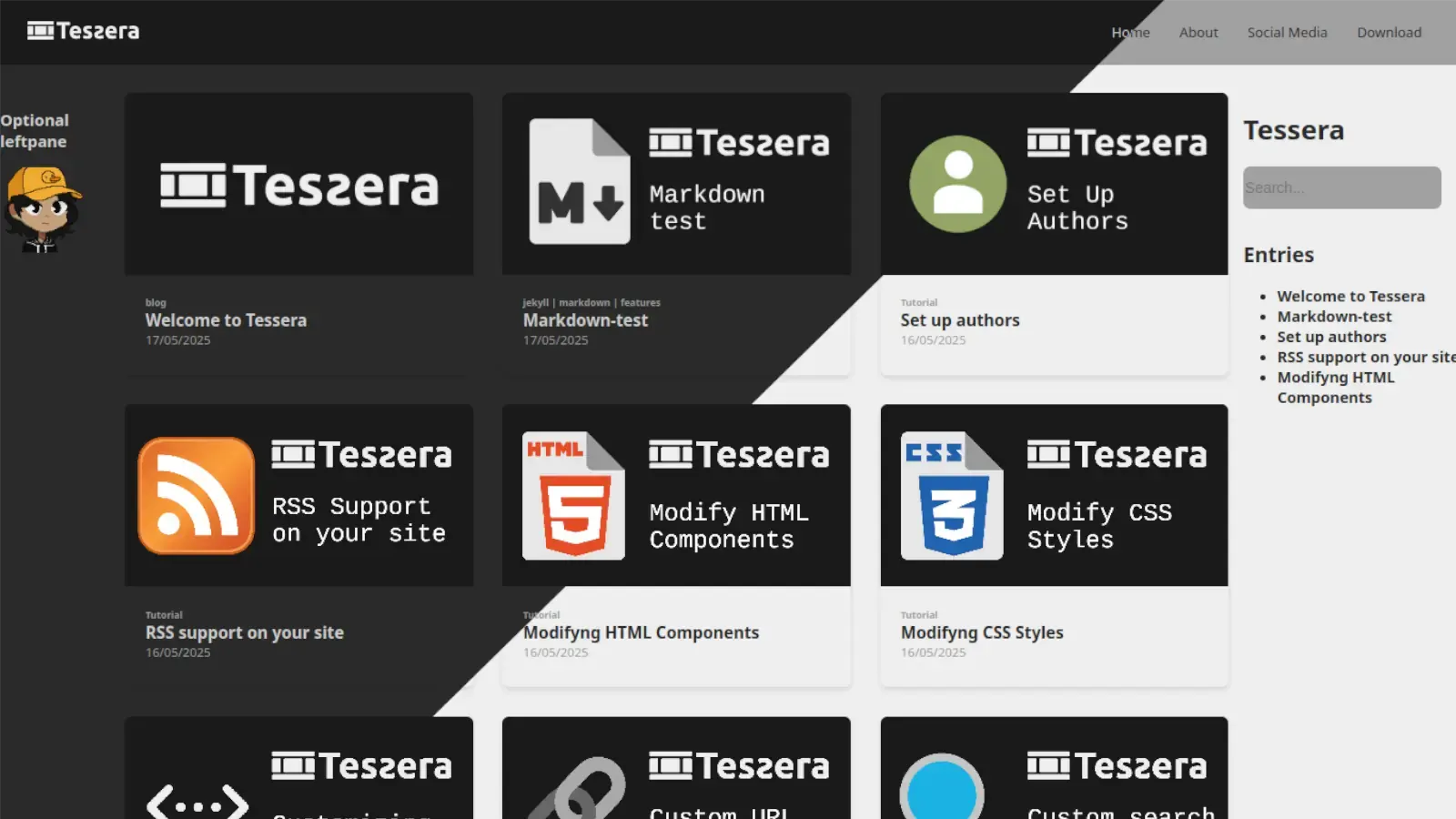 Screenshot Tessera