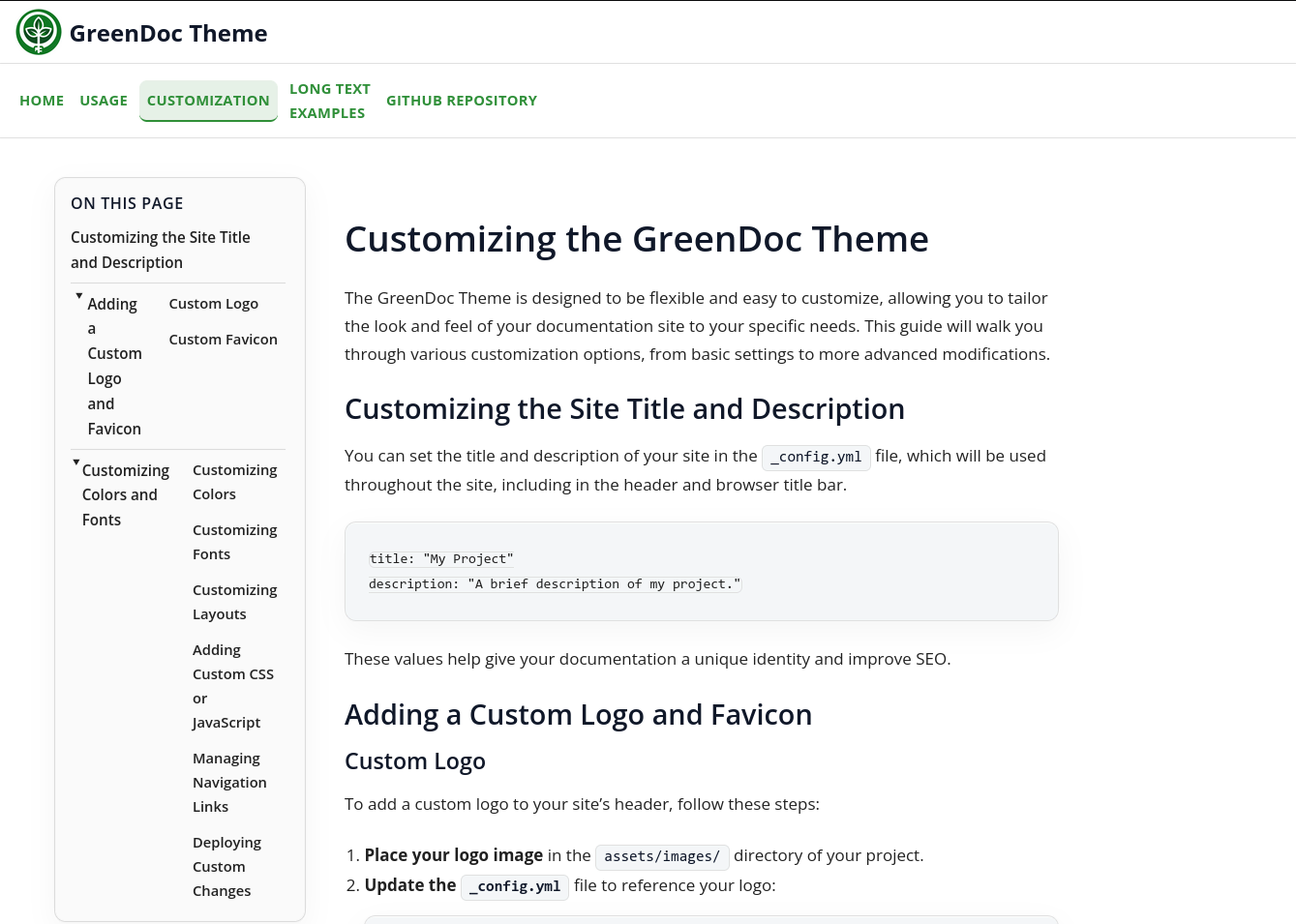 Screenshot GreenDoc