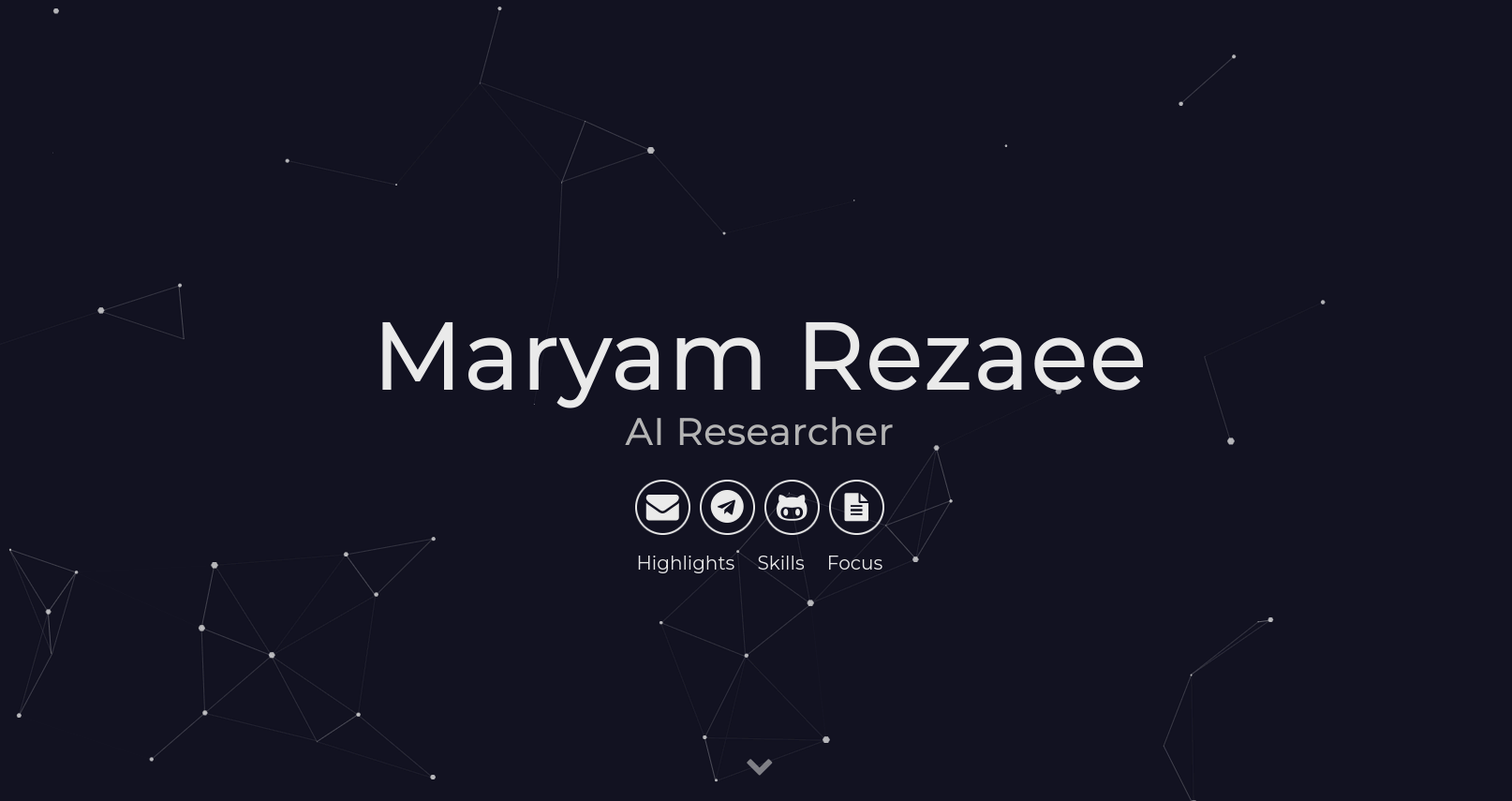 Screenshot MR Portfolio