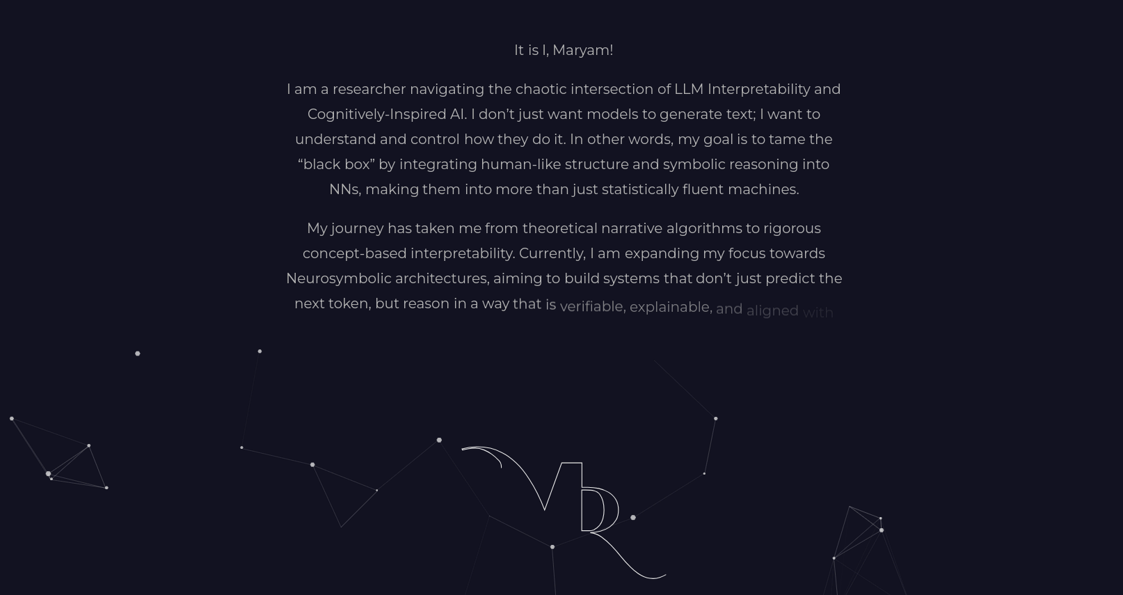 Screenshot MR Portfolio